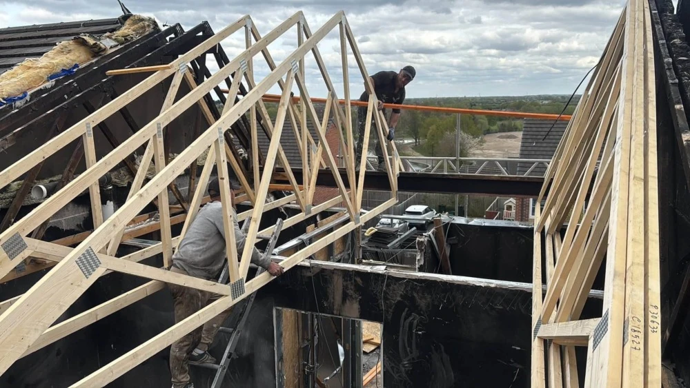 Roofing project in Hull - New roof installation